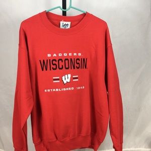 Vintage Wisconsin Badgers Crewneck Size MEDIUM